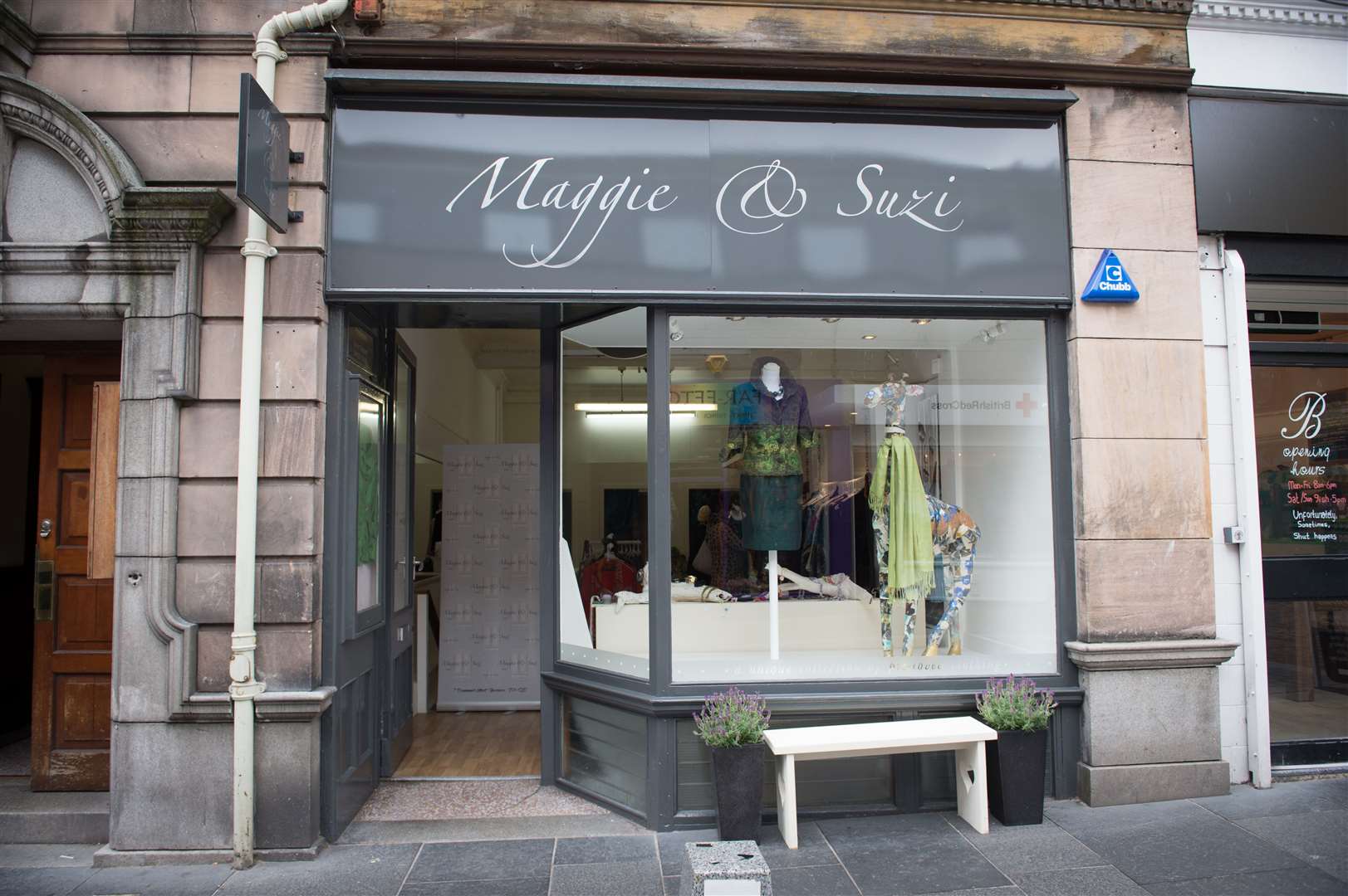 The former Maggie & Suzi boutique in Drummond Street, Inverness. Picture: Callum Mackay
