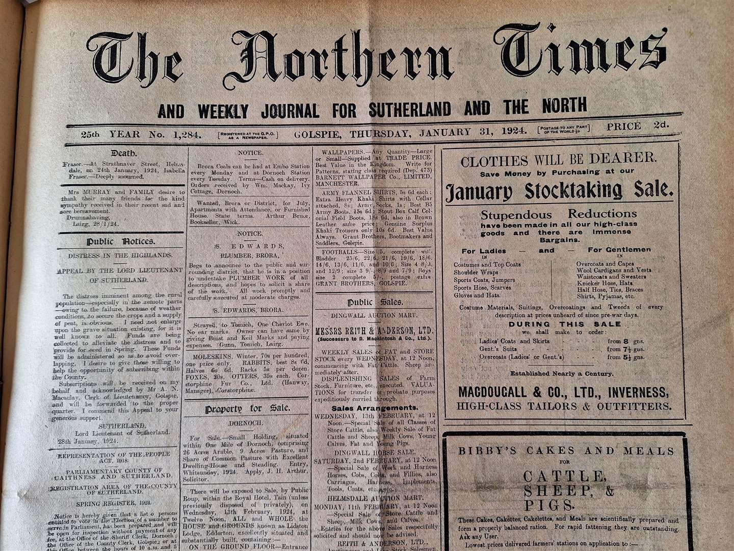 The edition of January 31, 1934.