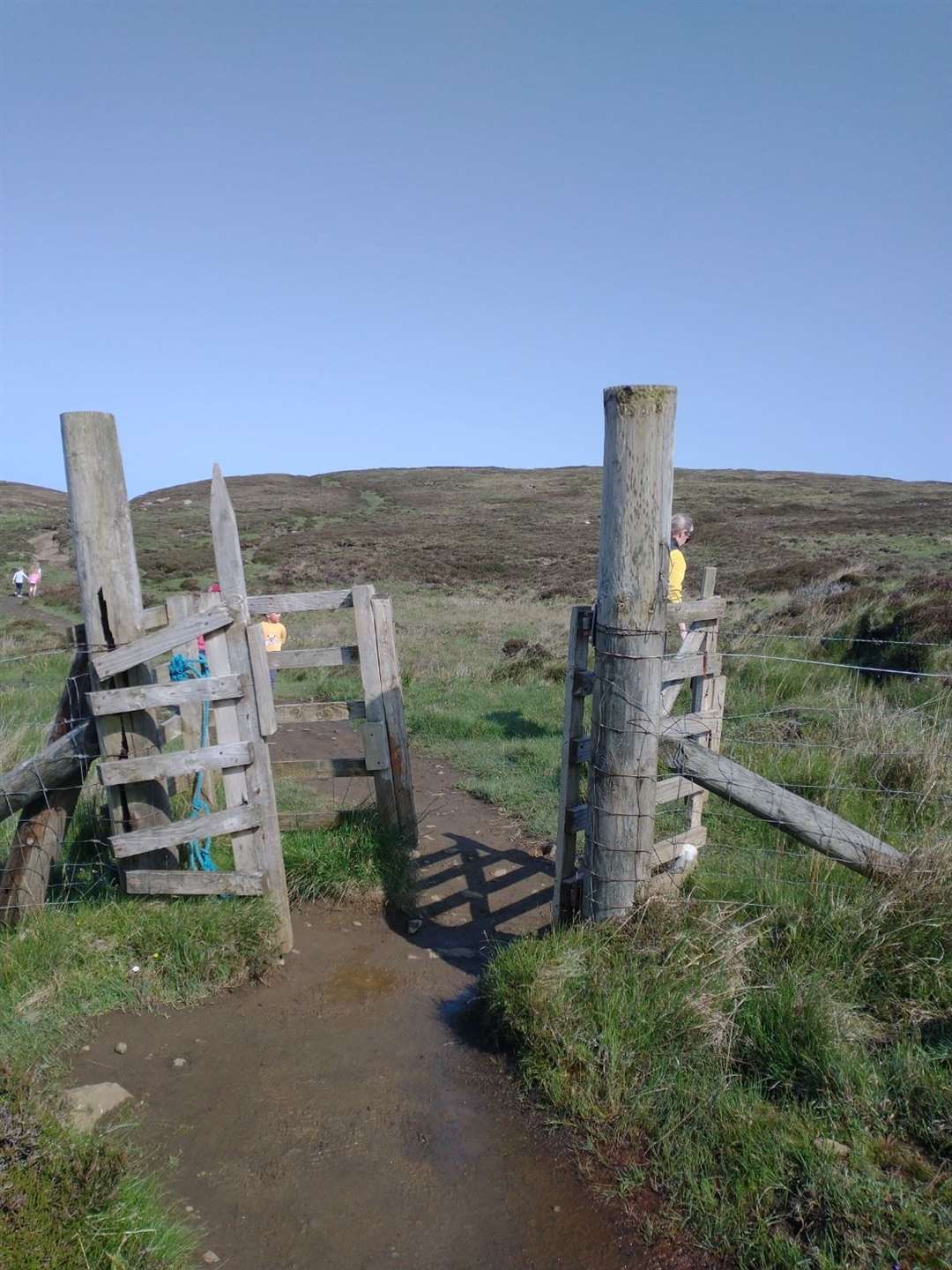 A gate around halway along the route.