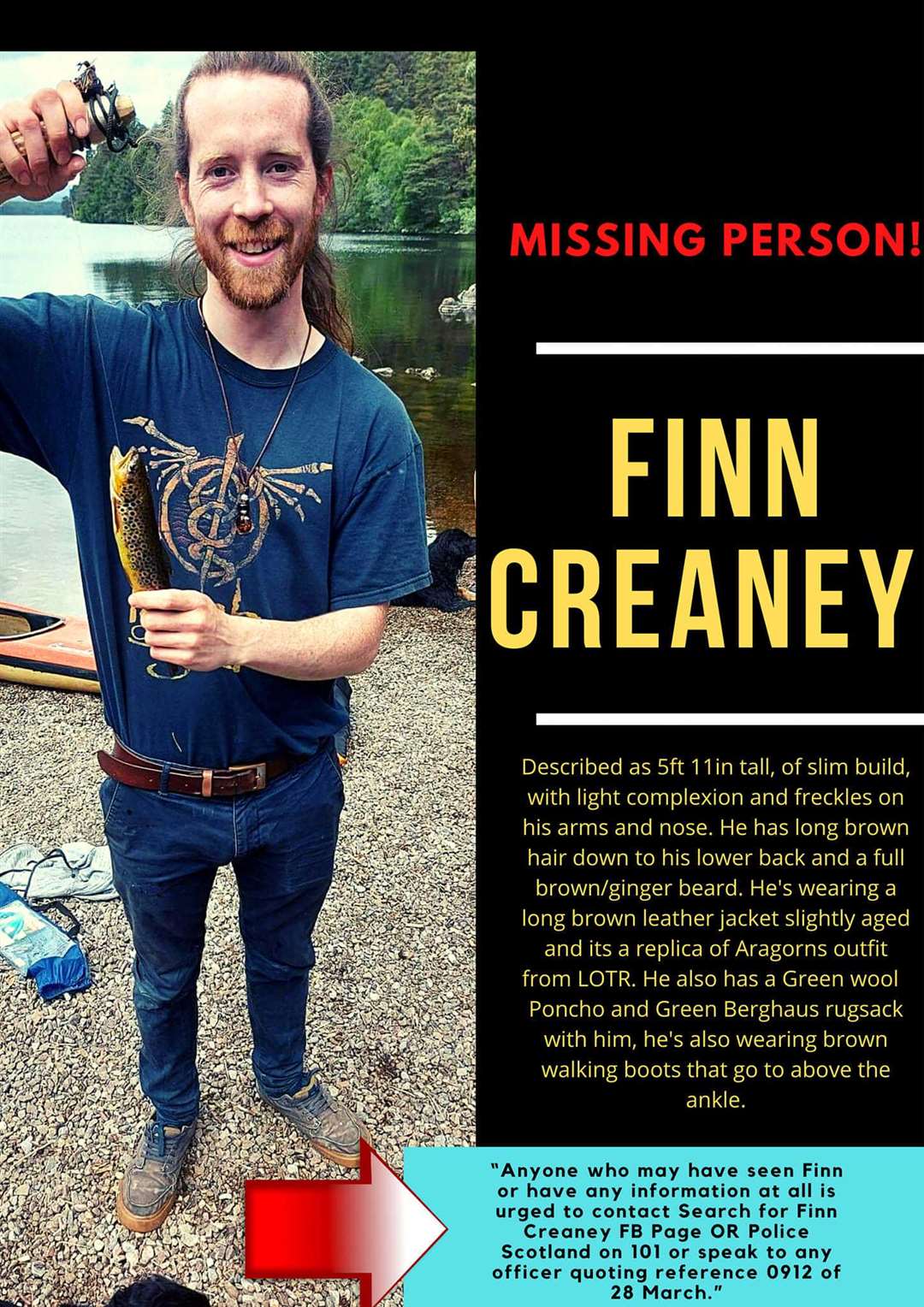 A fresh appeal to share the message about Finn Creaney far and wide has been made.