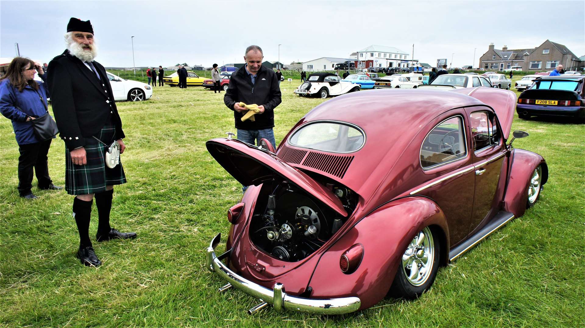 1957 custom Volkswagen Beetle. Pic: DGS