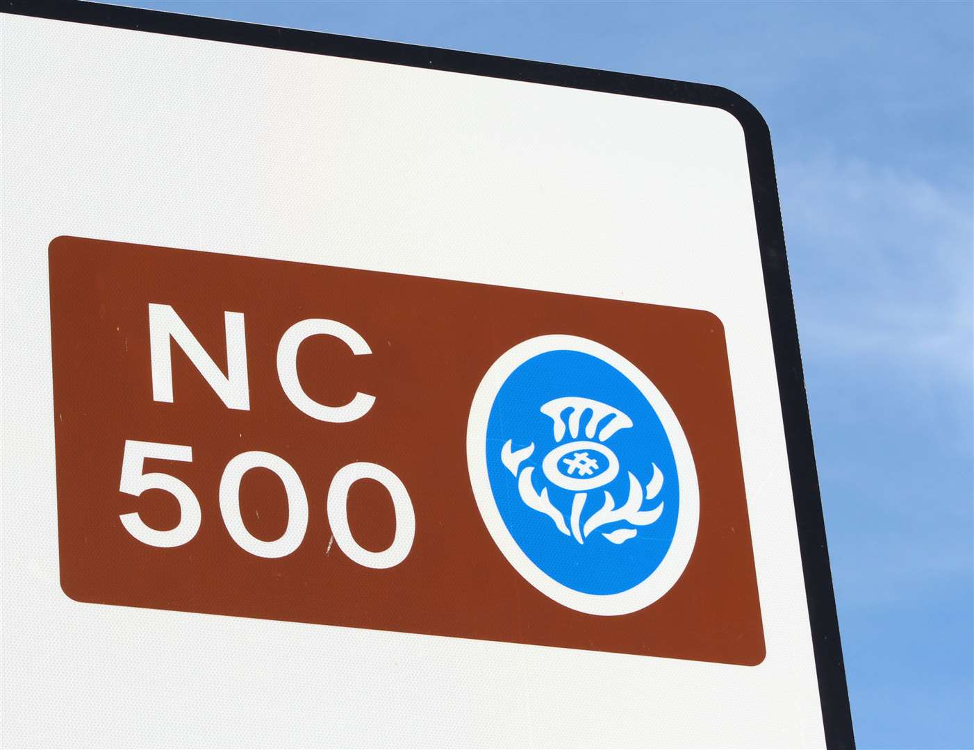 The North Coast 500 tourism route is 516 miles long.