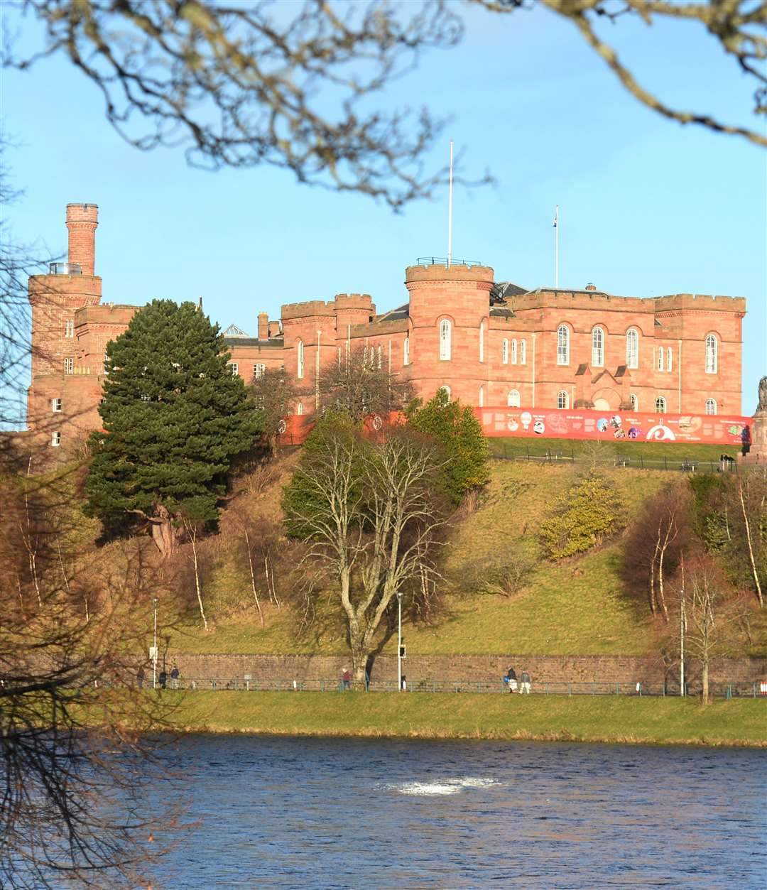 Trees around Inverness Castle have been surveyed.