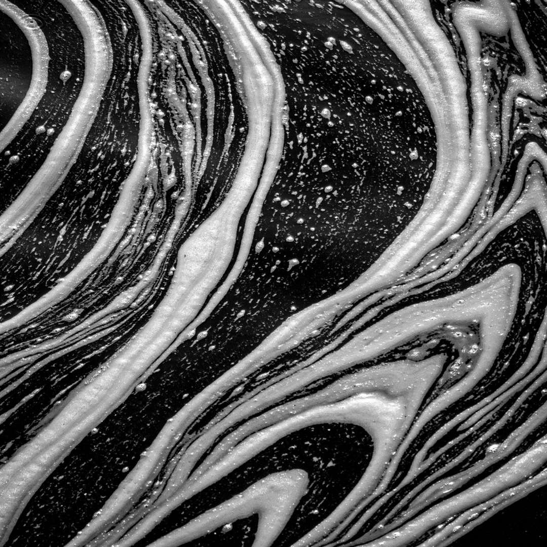 Where Guinness Comes From by Alan Butcher, of Golspie, took second place in the monochrome class. Alan used river foam to create the image and judge Mick Yates felt it demonstrated a good balance of graphic shapes.