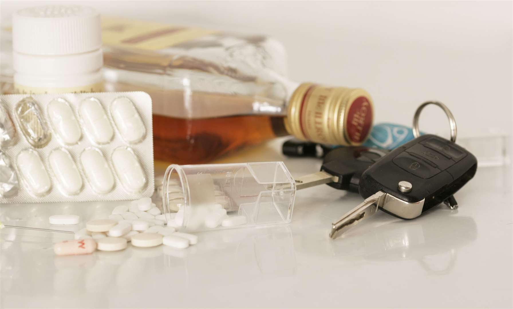 Drivers under the influence of drugs or drink put other road users at risk.