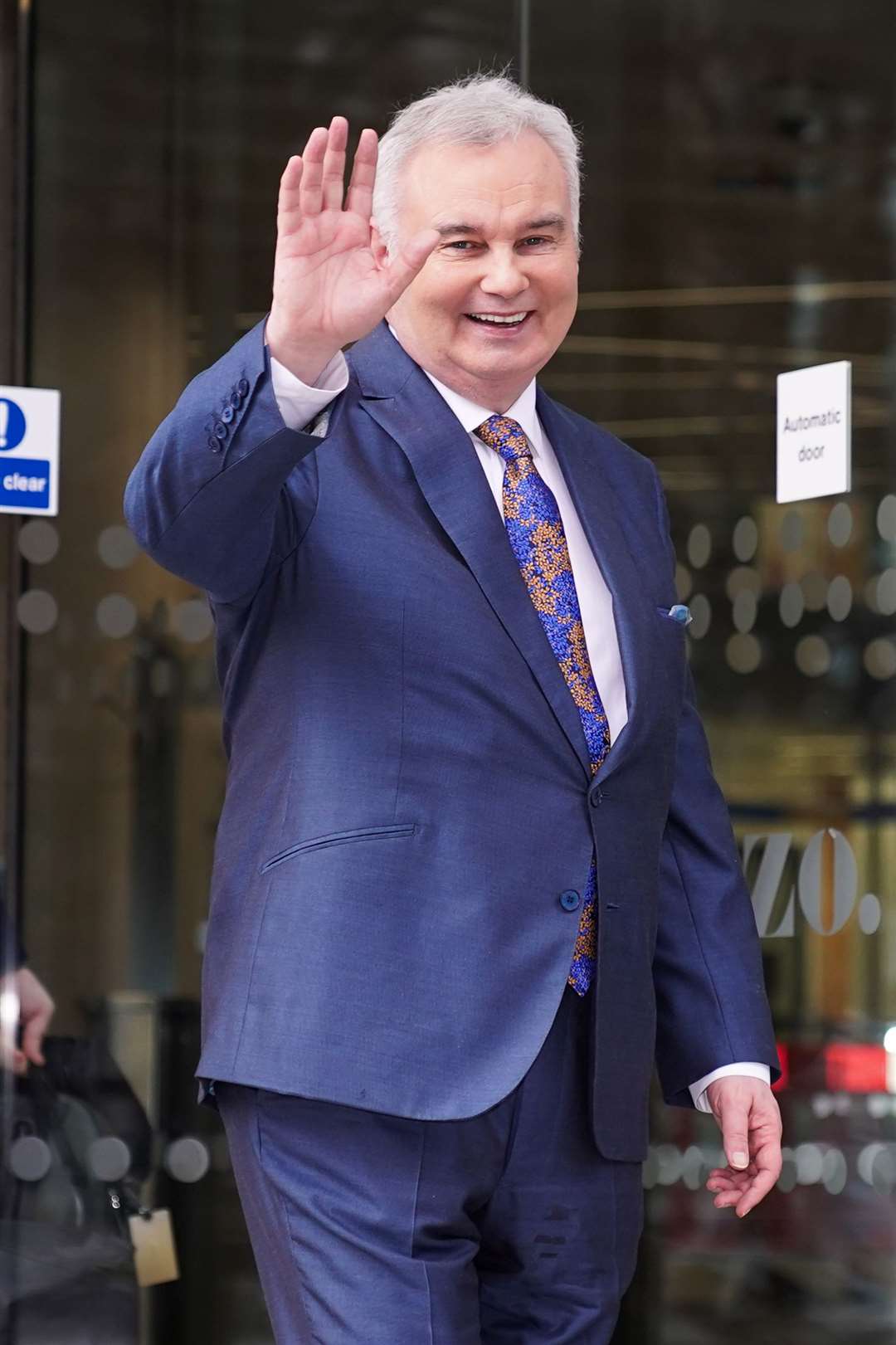 Eamonn Holmes leaves the offices of GB News (Kirsty O’Connor/PA)