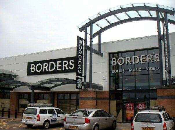 Borders. Image courtesy of the Borders Facebook page.