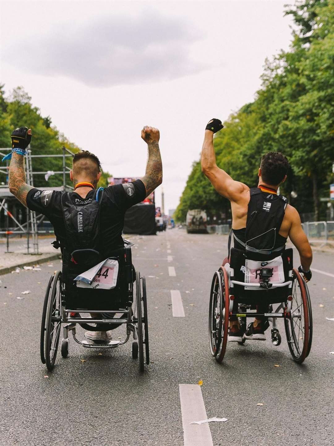 Joshua Patterson has already completed the Bertlin Marathon in a wheelchair.