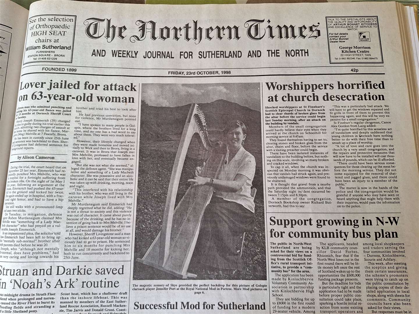 The Northern Times of October 23, 1998.