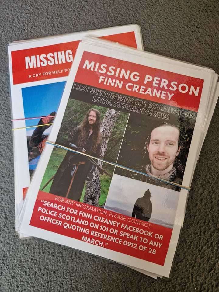 Posters have been produced on a regular basis to keep Finn in the public eye.
