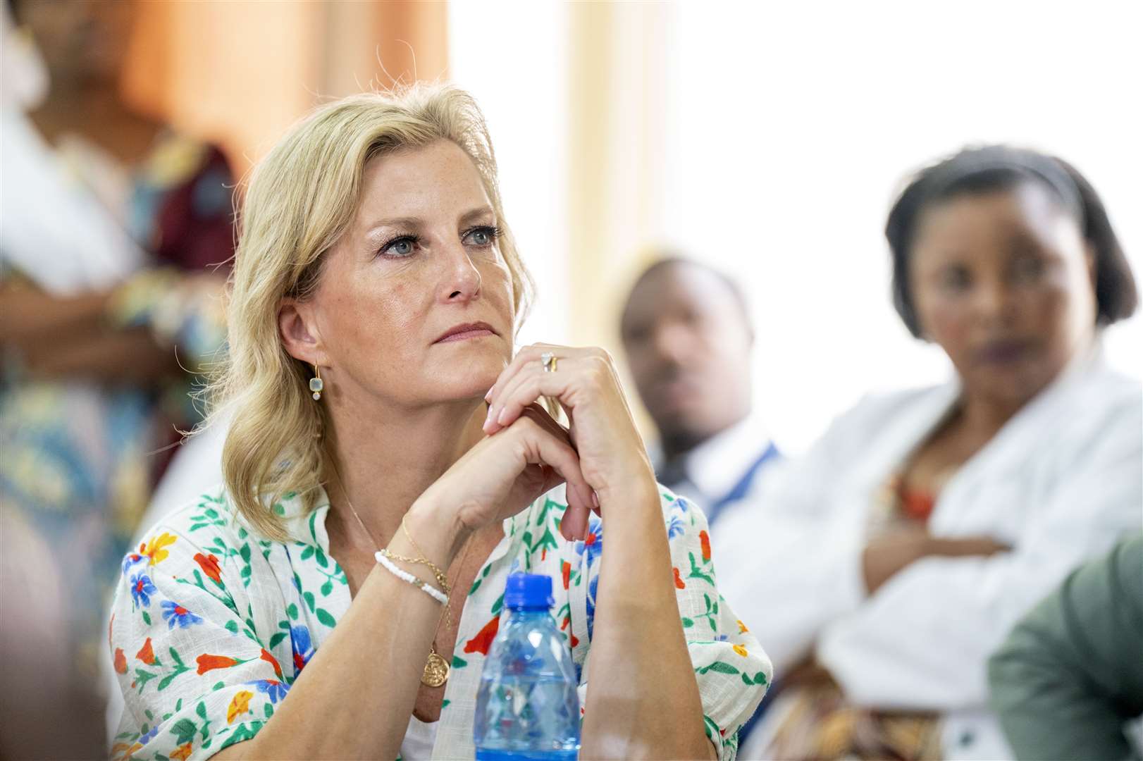 The Countess of Wessex during a 2022 visit to the Democratic Republic of Congo to highlight sexual and gender based violence in conflict. Jane Barlow/PA