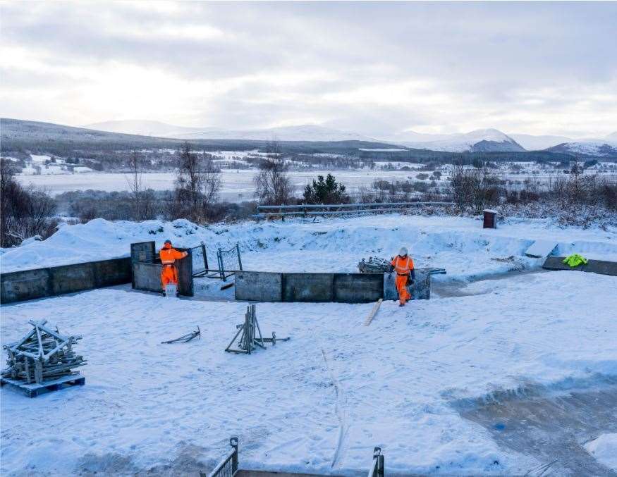 An overview of the start of the work on Scotland's Discovery Centre. Picture: Kieth Ringland.