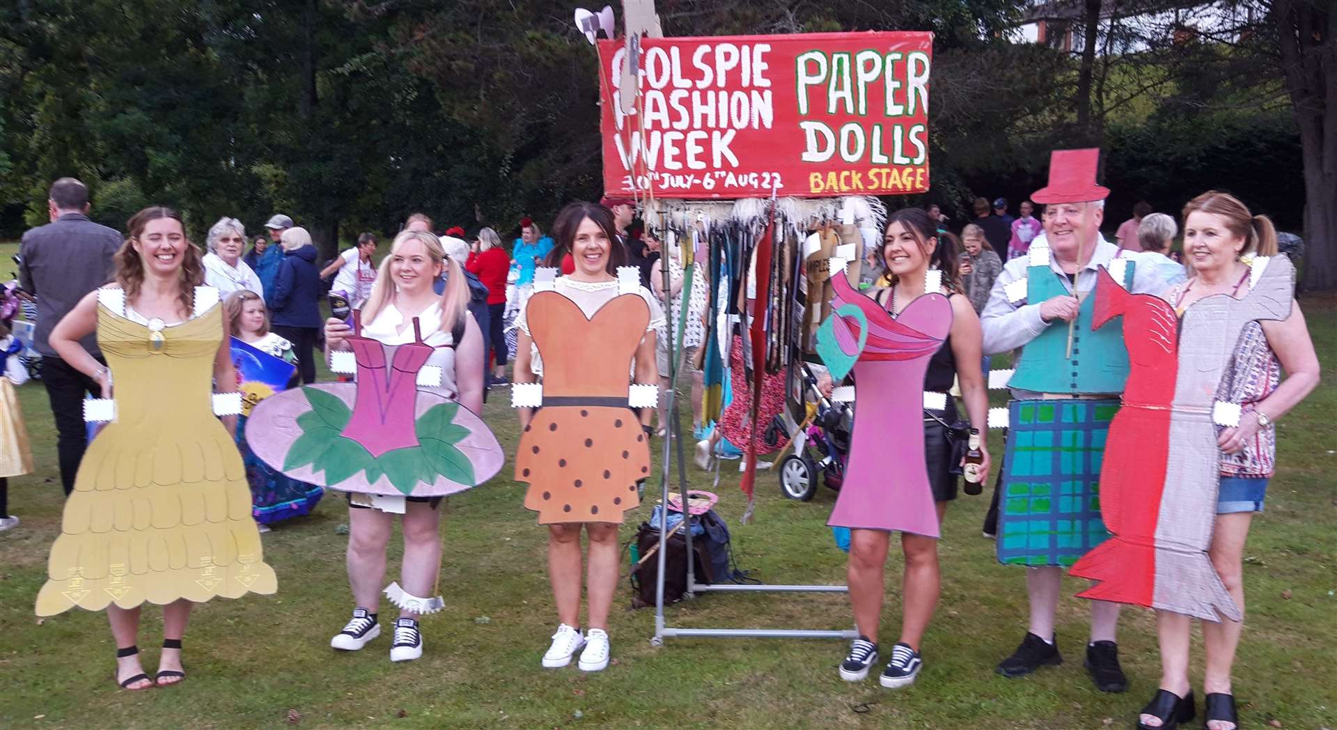 Paper Dolls won a prize for most original senior group.