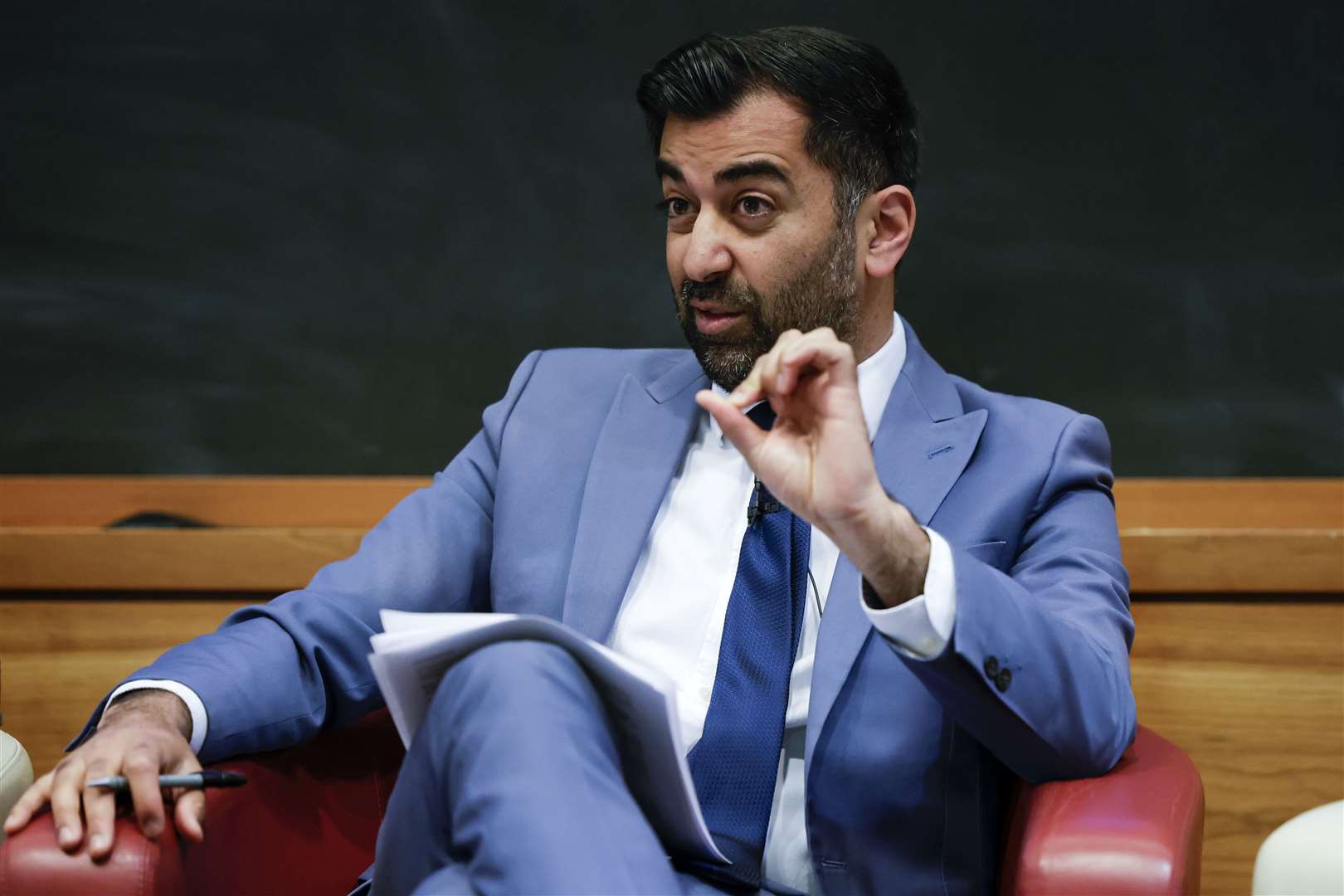 First Minister Humza Yousaf delayed DRS, saying he wanted to ‘reset’ relations with business (Jeff Mitchell/PA)
