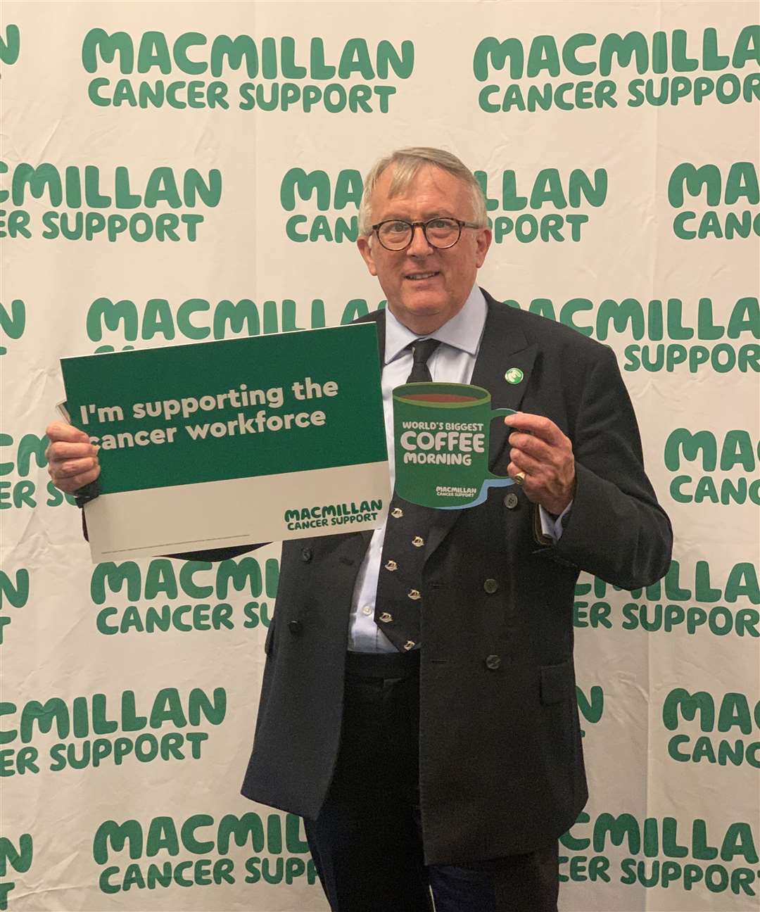 Jamie Stone praised the 'fantastic' work of Macmillan Cancer Support.