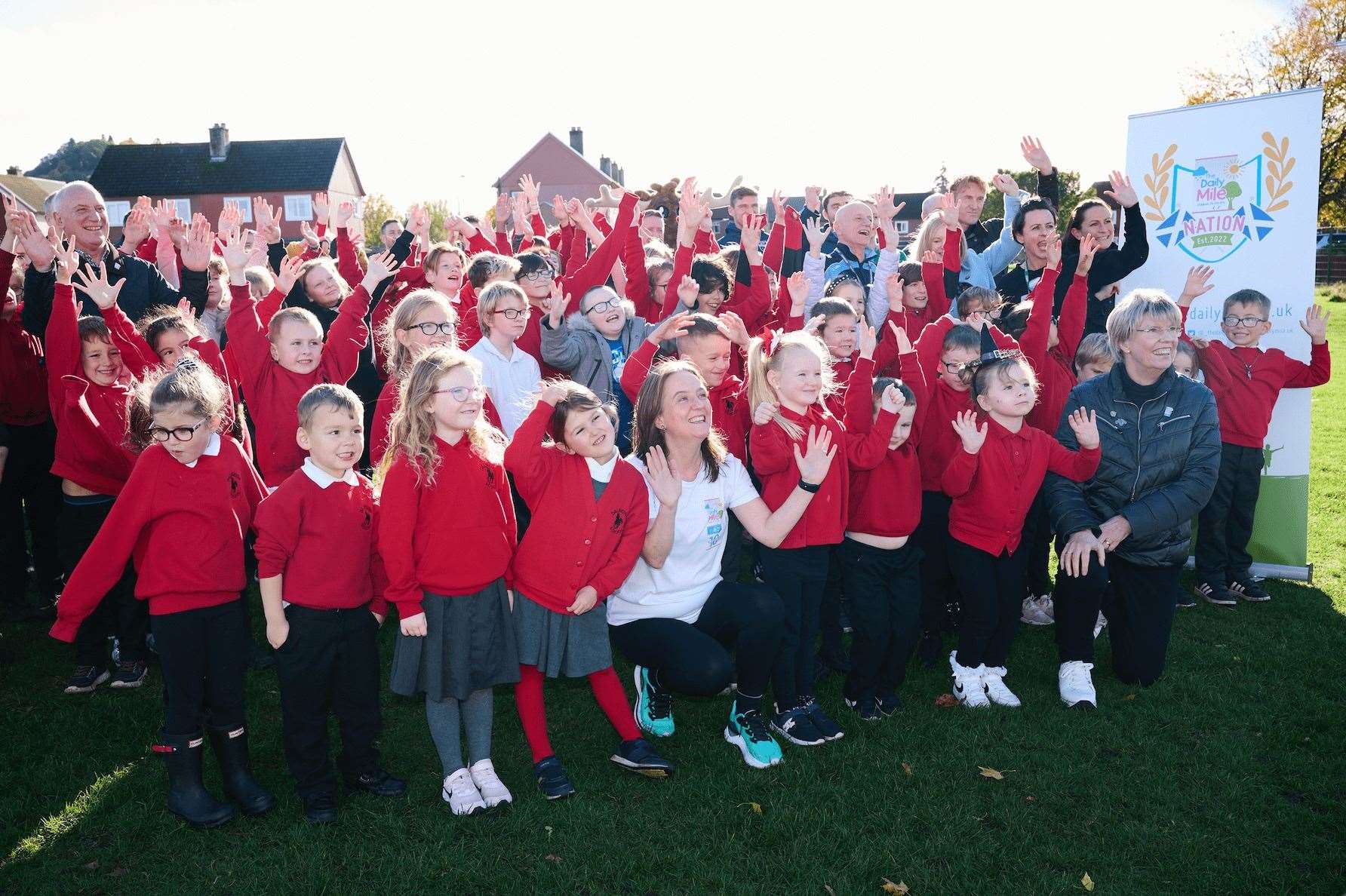 Maree Todd visits Dalneigh Primary School.