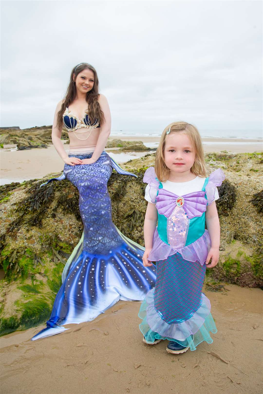 Freya wore her mermaid dress.